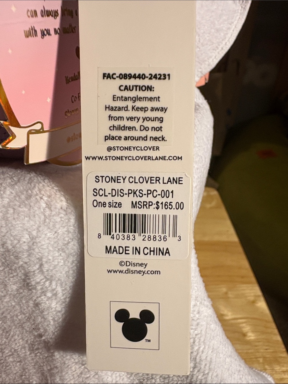 HTF Disney Parks x Stoney Clover Lane Disneyland Pouchette Crossbody Bag - Picture 2 of 5